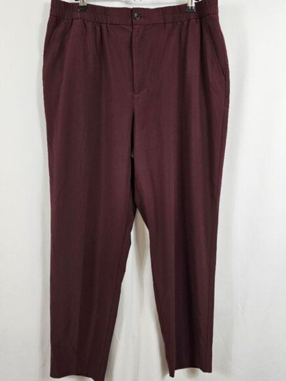 Banana Republic Lightweight Pants In Burgundy - Size L